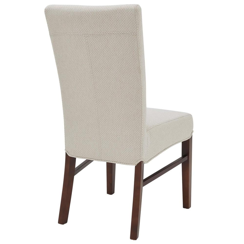 Beige Cream Fabric Chair Set of 2 R642