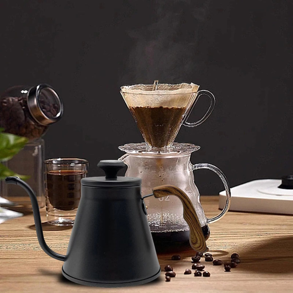 1000ml Black Gooseneck Pour over Drip Pot N8588