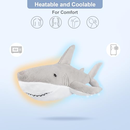 Microwavable Lavender Shark Plush I288586