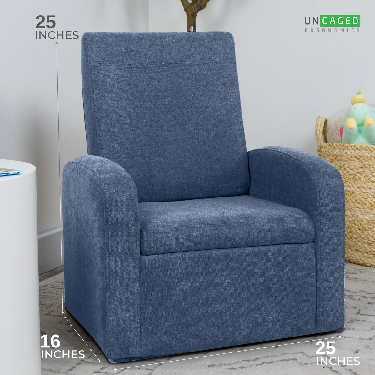 Kids Sofa Chair Folding Ottoman N12042