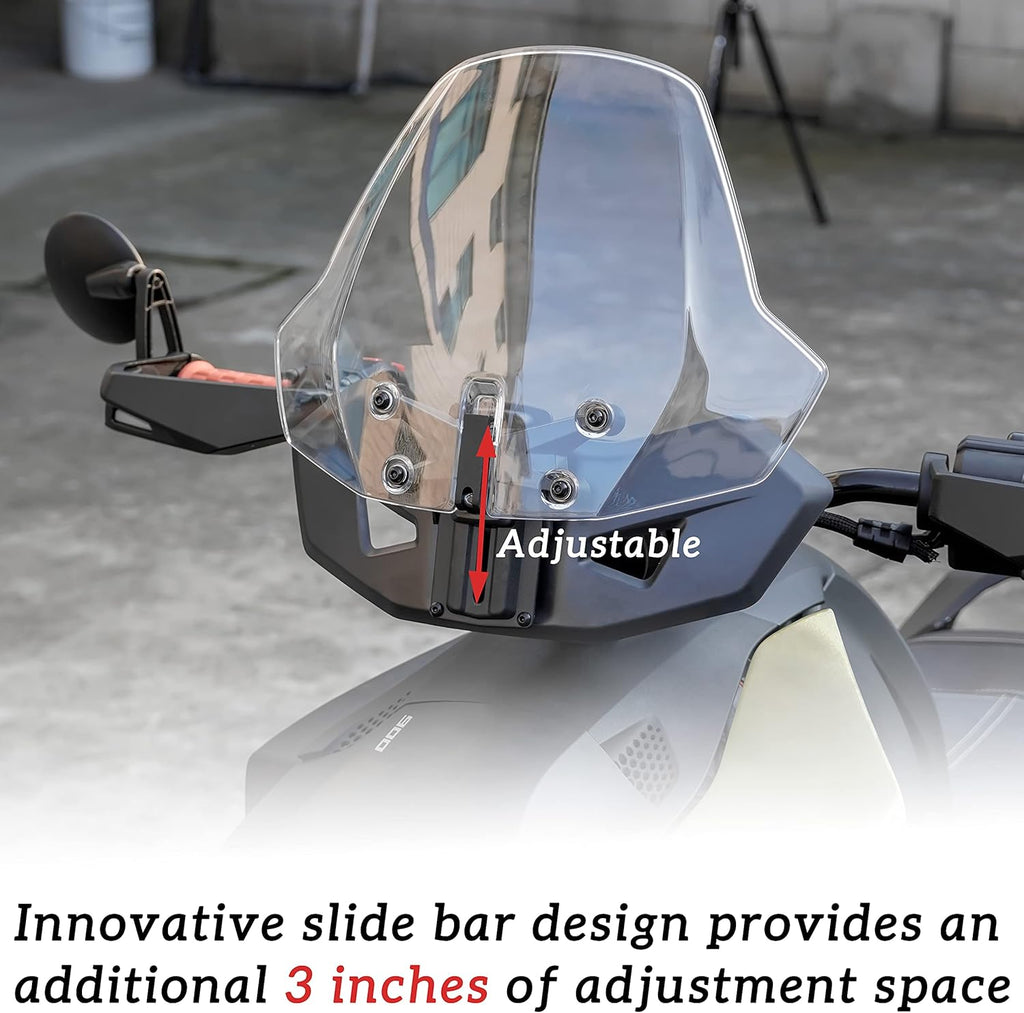 Adjustable Clear Hard Coated Front Windshield K95593