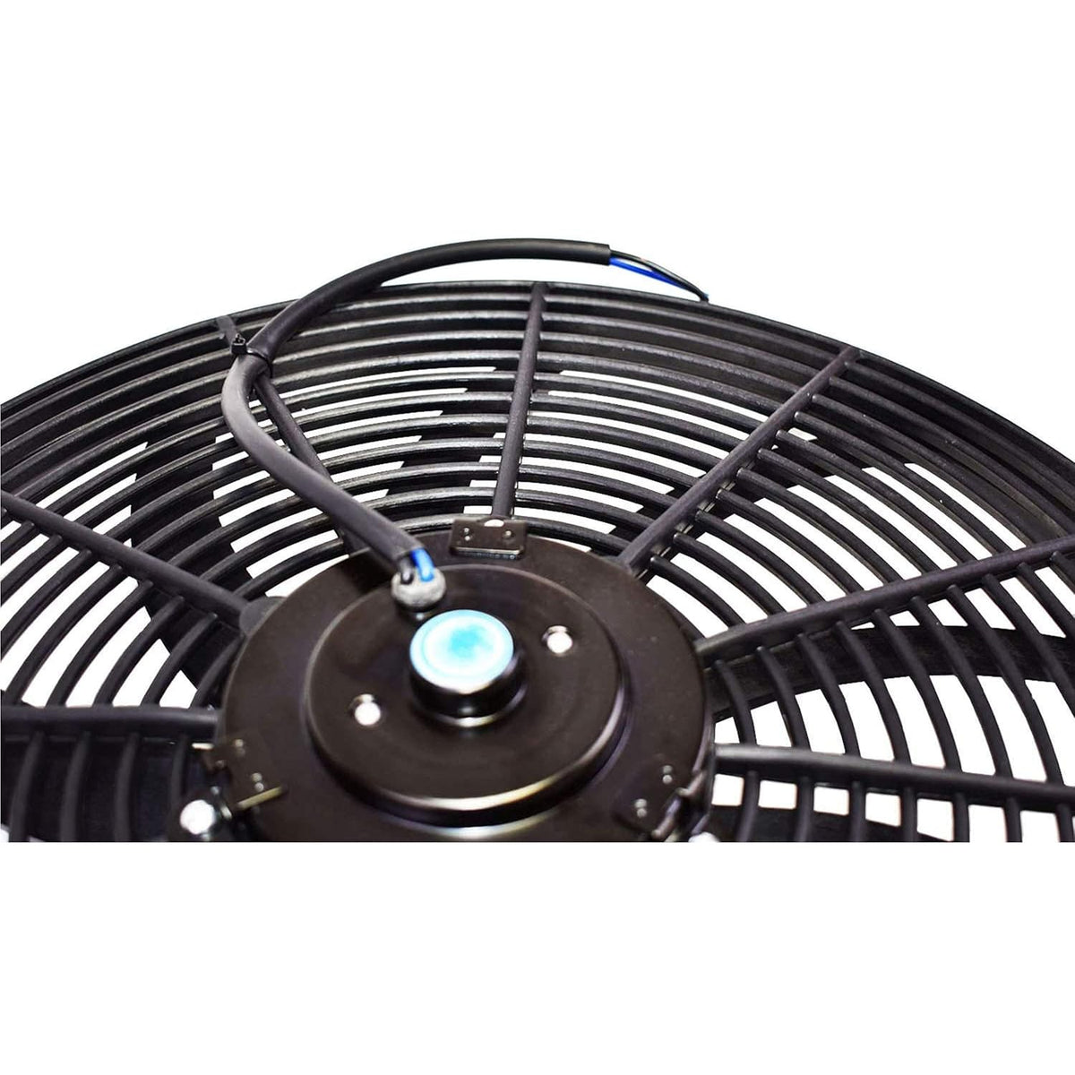 Electric Radiator Cooling Fan 16 Inches 12V 3000 CFM Black Pack of 2 A4544