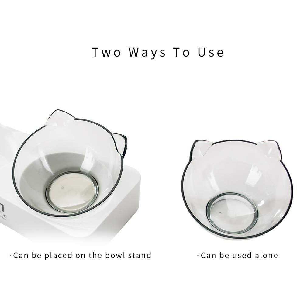 Tilted Cat Bowl Set for Food and Water K5126