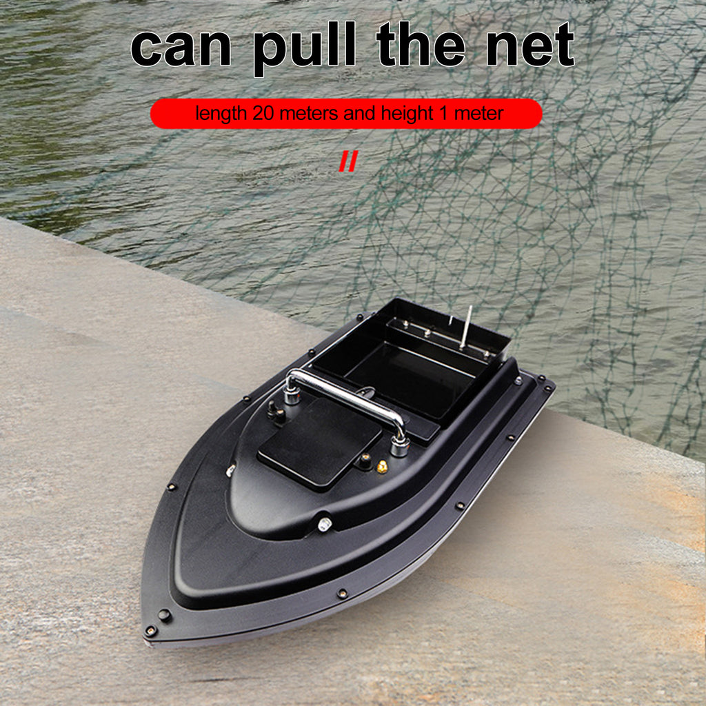 RC Fishing Bait Boat with Fish Finder, 0.75kg Loading, 500M Remote Control, Double Motor, Night Light, 12000mah Battery S217