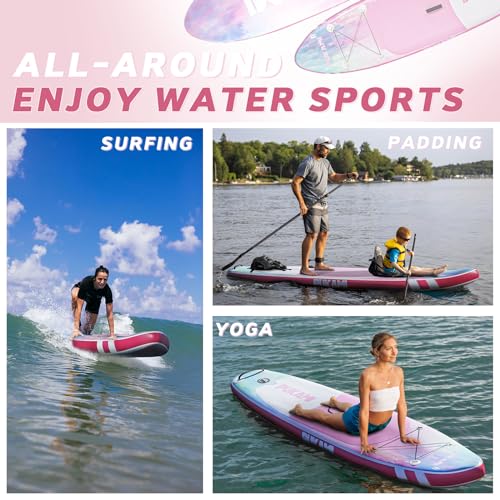 10.6' Inflatable Stand Up Paddle Board with Non-Slip Deck N30712