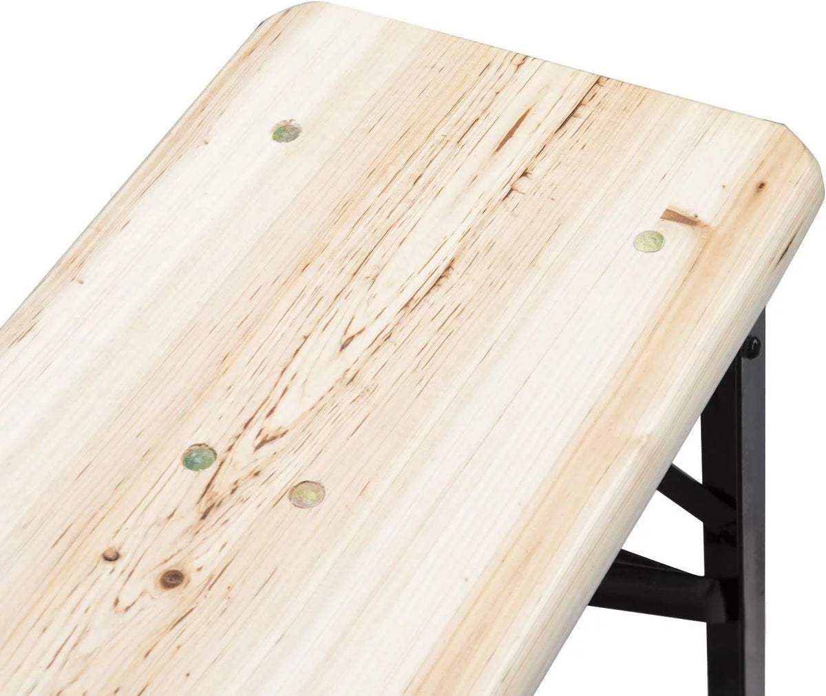 6' Portable Wooden Picnic Table and Bench Set K39467