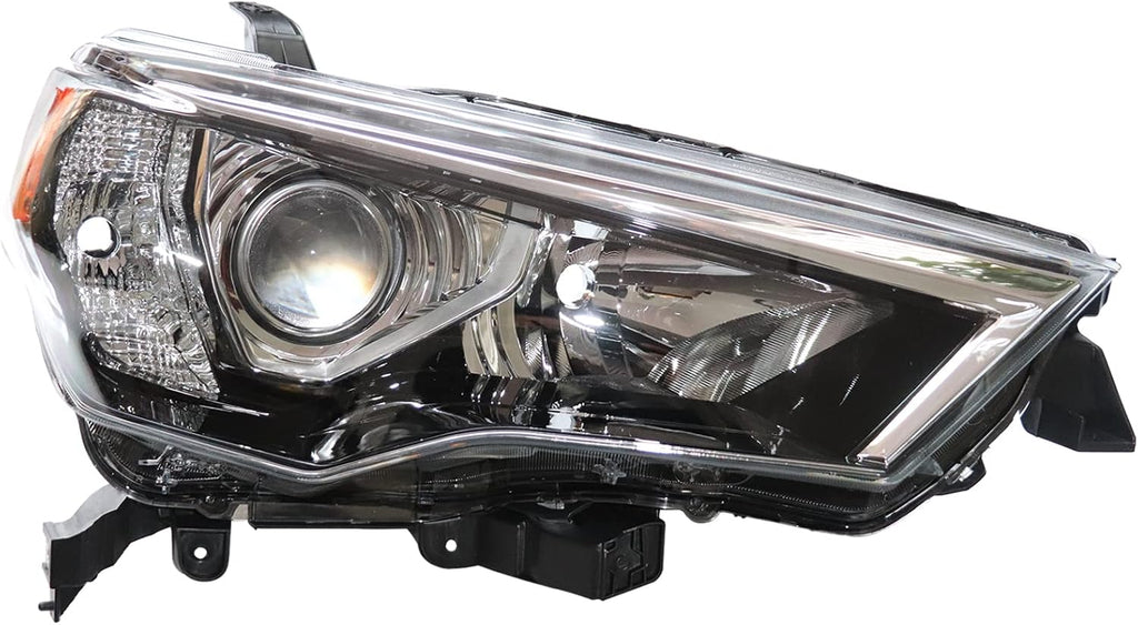 Passenger Side Replacement Headlamp Assembly with Chrome Bezel Z51825