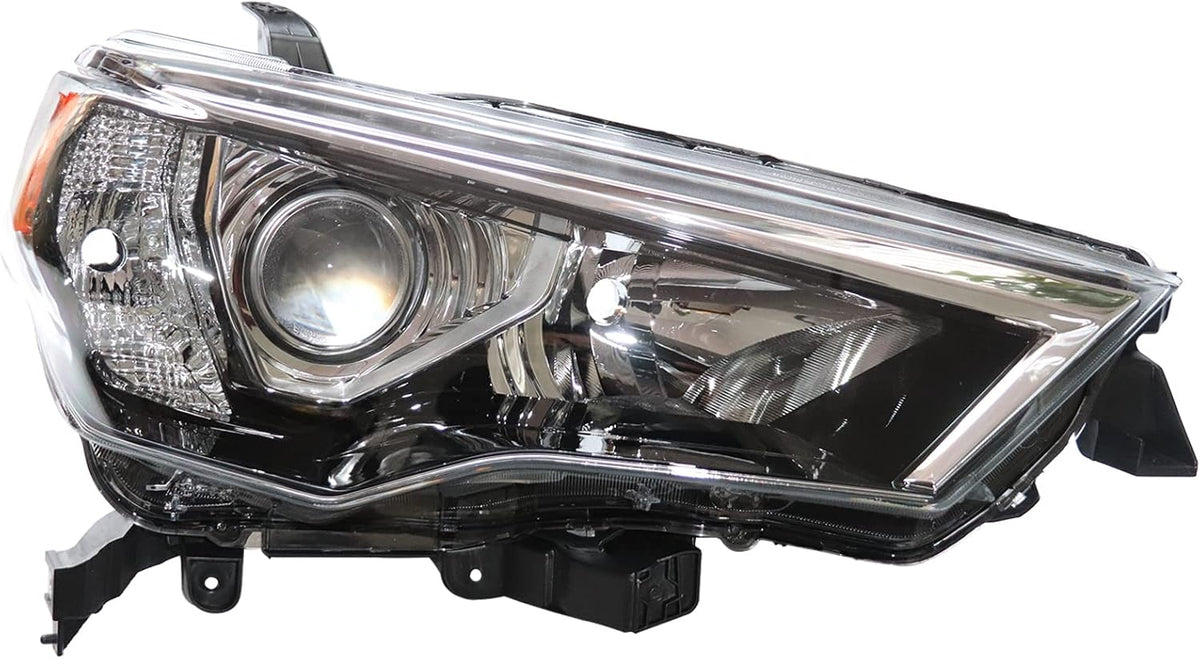 Passenger Side Replacement Headlamp Assembly with Chrome Bezel Z51825