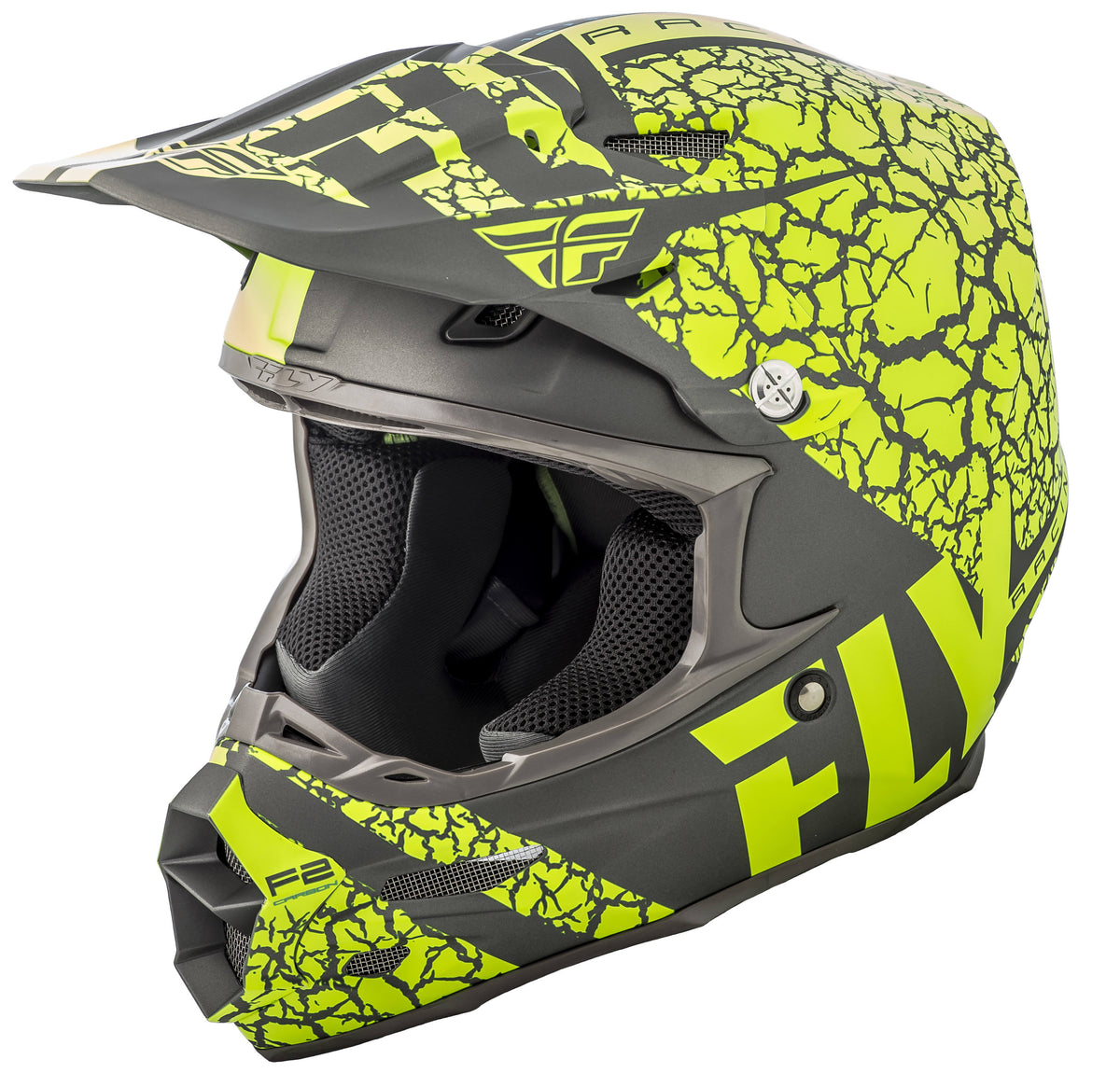 Matte Grey/Hi-Vis F2 Carbon Helmet W95161
