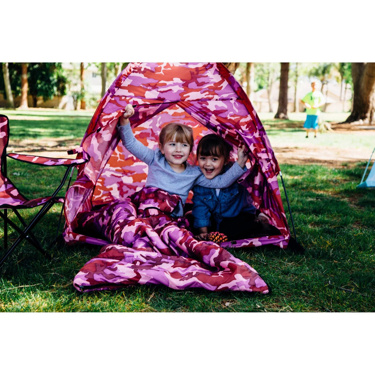 Pink Camo Tent Set B643