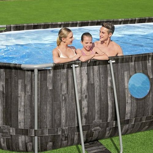 20' x 10' x 48 Oval Metal Frame Above Ground Pool Set H829