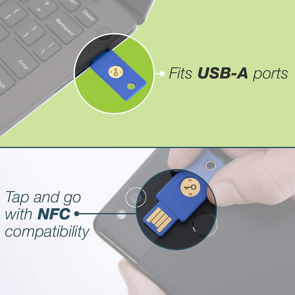 Pack of 2 FIDO Security Key NFC USB-A K41105