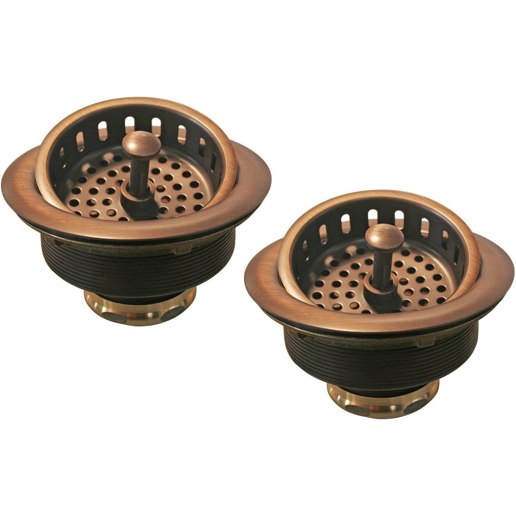 Antique Copper Kitchen Basket Strainers D91590
