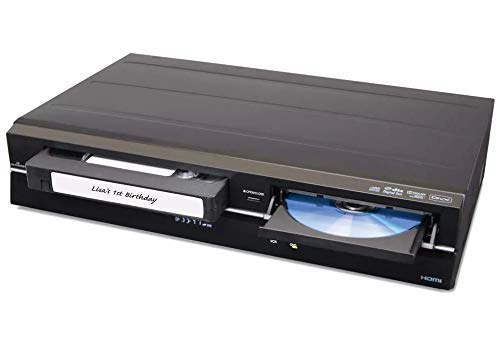 VHS to DVD Recorder VCR Combo with Remote, HDMI (Renewed) I15068