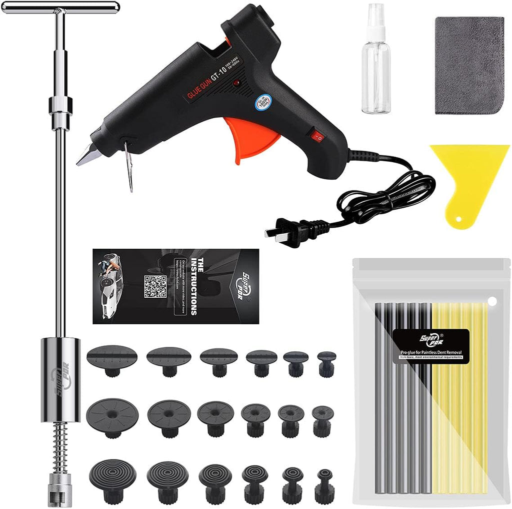 16pcs Paintless Dent Repair Kit with Slide Hammer T96955