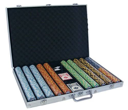14g Poker Chip Set in Aluminum Carry Case G403