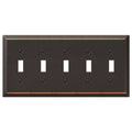 Century Wallplate 5 Toggle O302579