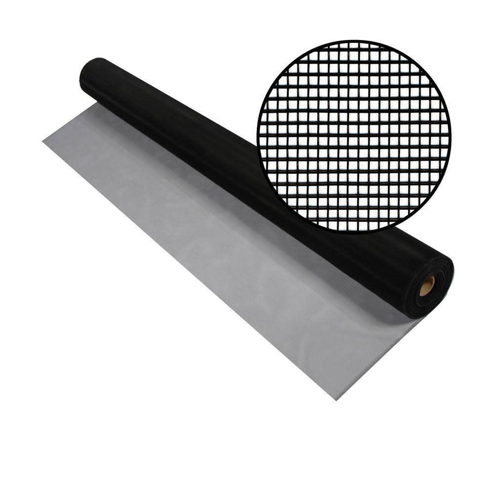 Aluminum Screen Black TUBE, 48x22 x 100 P807