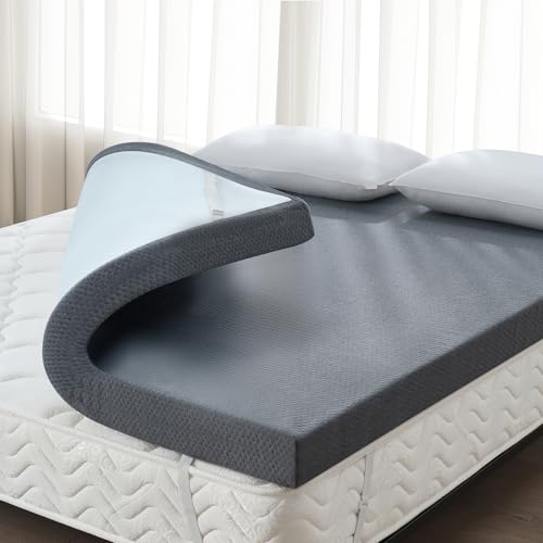 3 Inch Queen Memory Foam Mattress Topper White H580