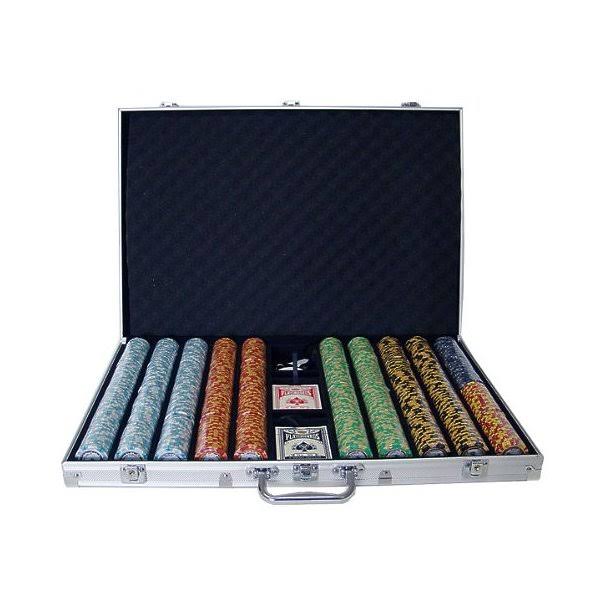 14g Poker Chip Set in Aluminum Carry Case G403