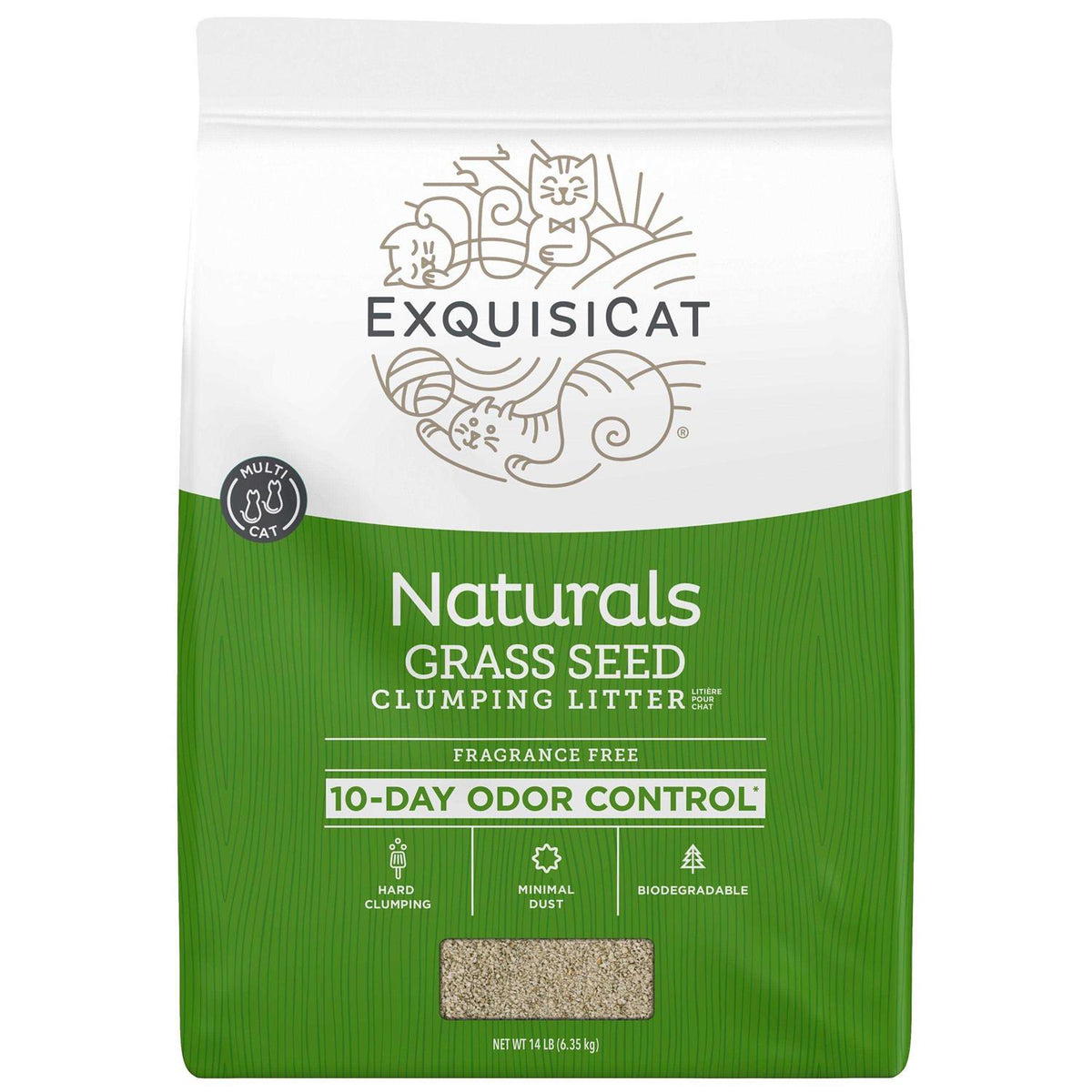 Natural Clumping Grass Seed Cat Litter L58772
