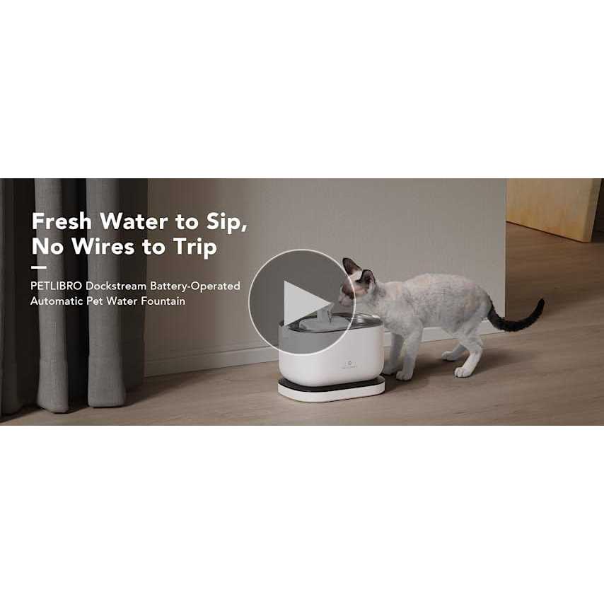Wireless Battery Operated 2.5L Automatic Pet Water Fountain P8775