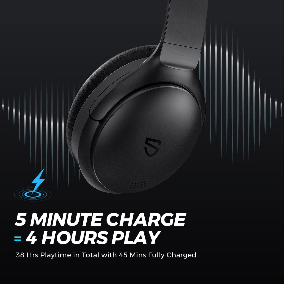 Hybrid Active Noise Cancelling Over Ear Bluetooth Headphones M900619