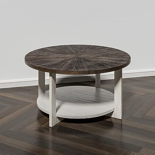 Round Wood Coffee Table I367778