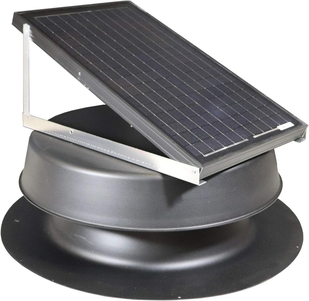 Solar Attic Fan 32-watt Black O650