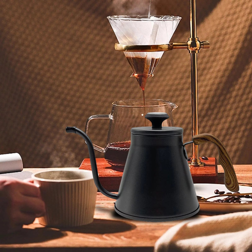 1000ml Black Gooseneck Pour over Drip Pot N8588