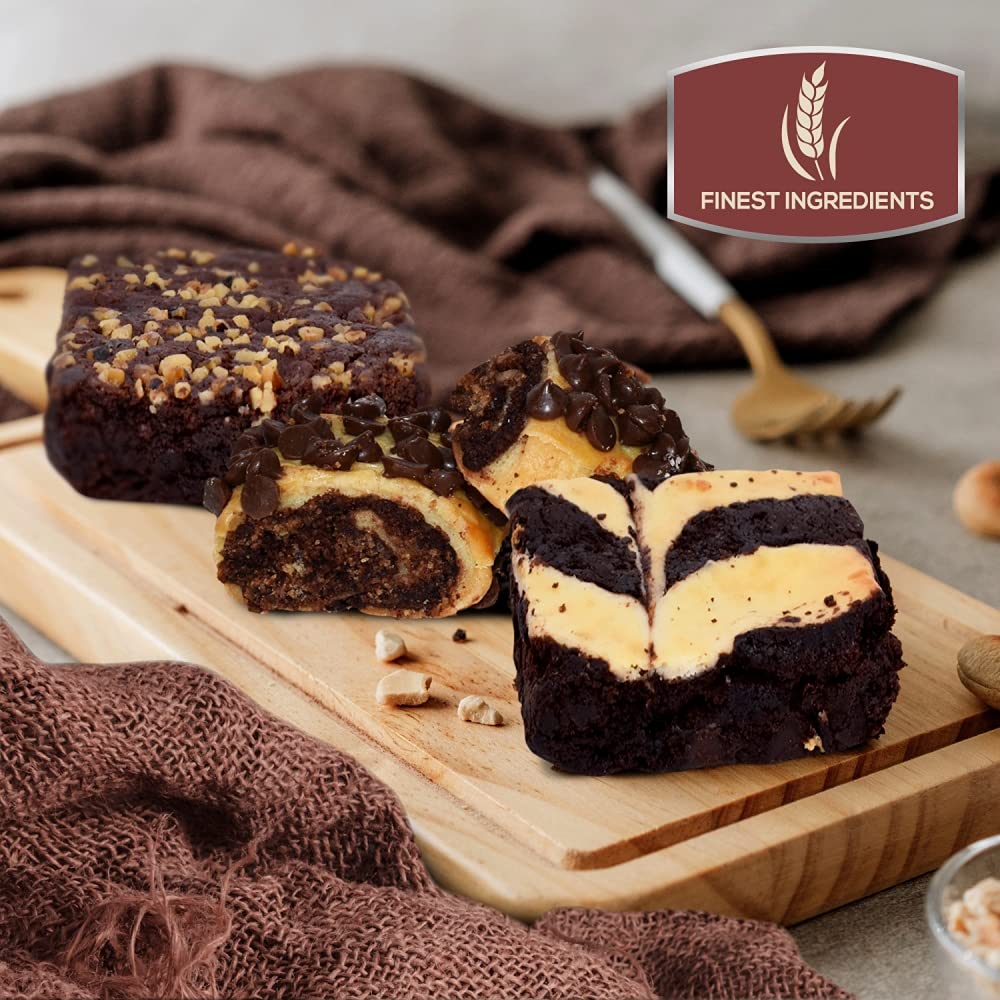 Birthday Celebration Gift Tin with Fresh Baked Cookies, Fudge Brownies & Flaky Rugelah W59231