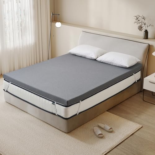 3 Inch Queen Memory Foam Mattress Topper White H580