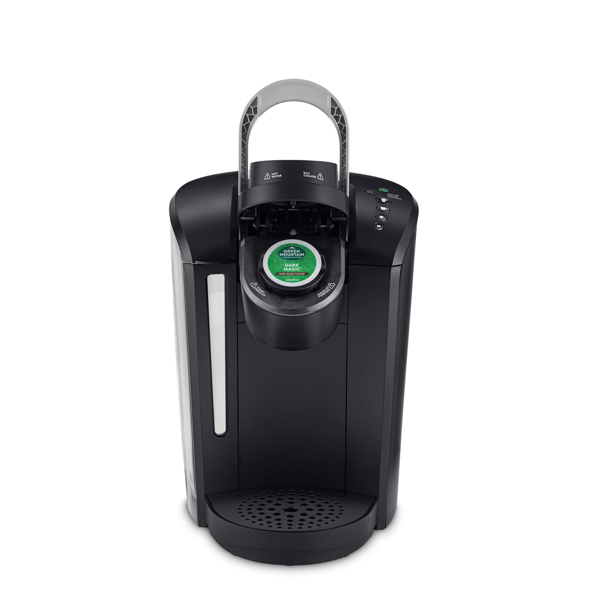 Single-Serve K-Cup Pod Coffee Maker with 12oz Brew Size, Matte Black Y256