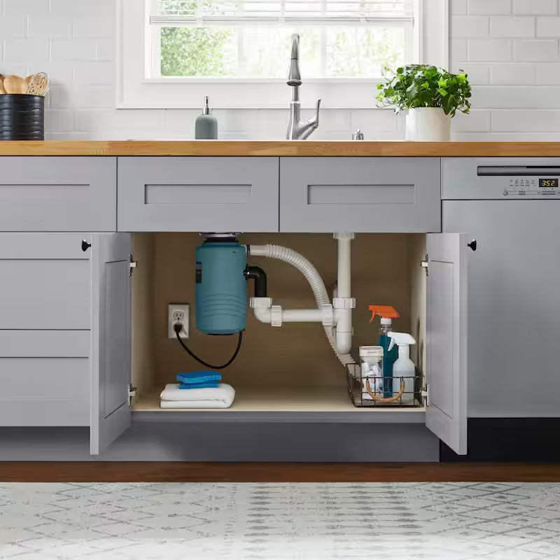 1 hp Continuous Feed Garbage Disposal with Power Cord X449