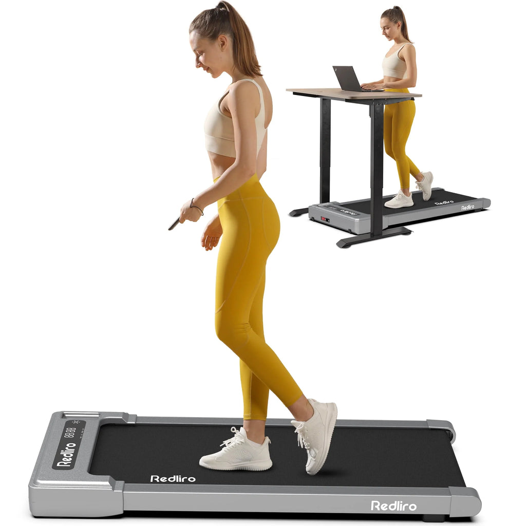 White Walking Pad Treadmill J1516