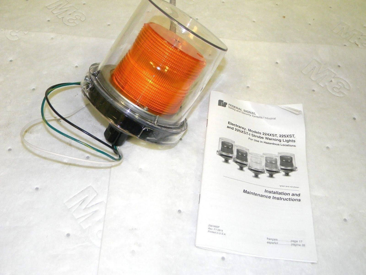 Amber Hazardous Warning Light, Strobe R7480