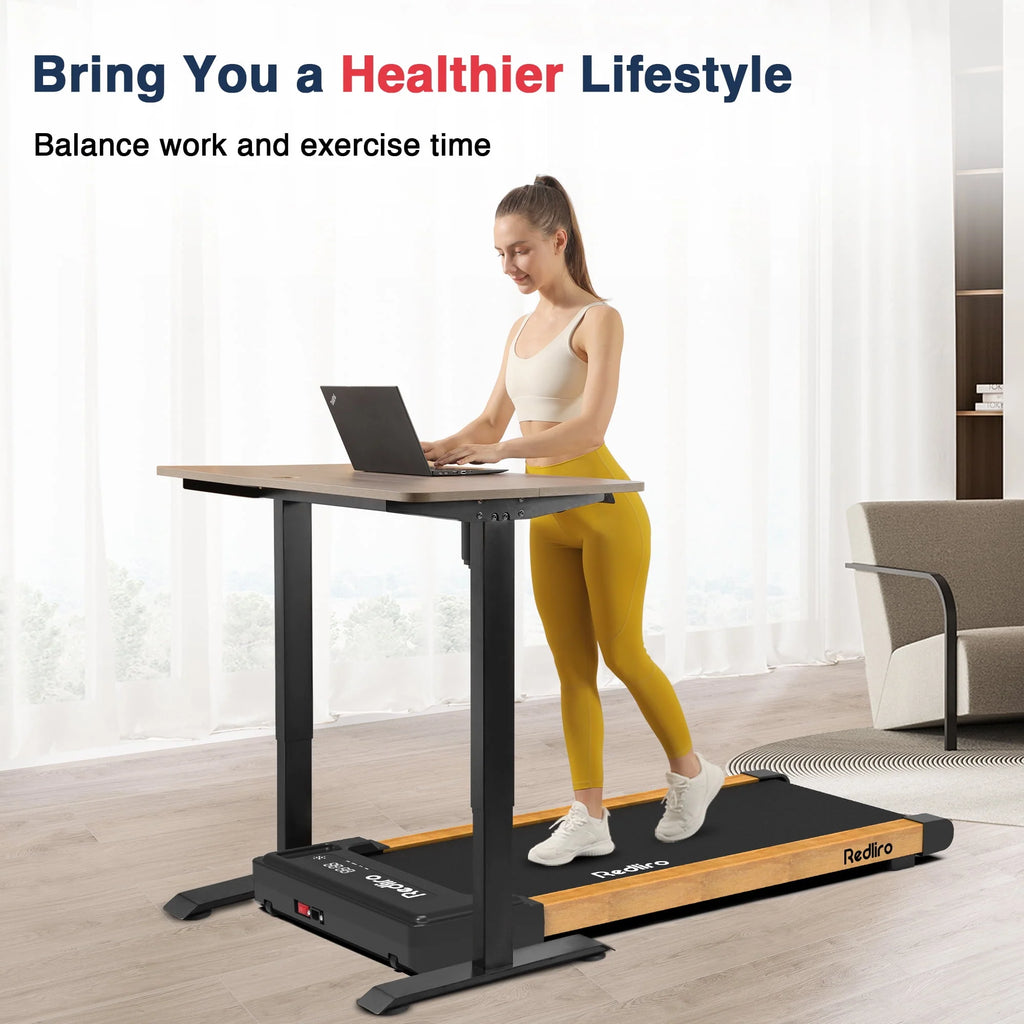 White Walking Pad Treadmill J1516