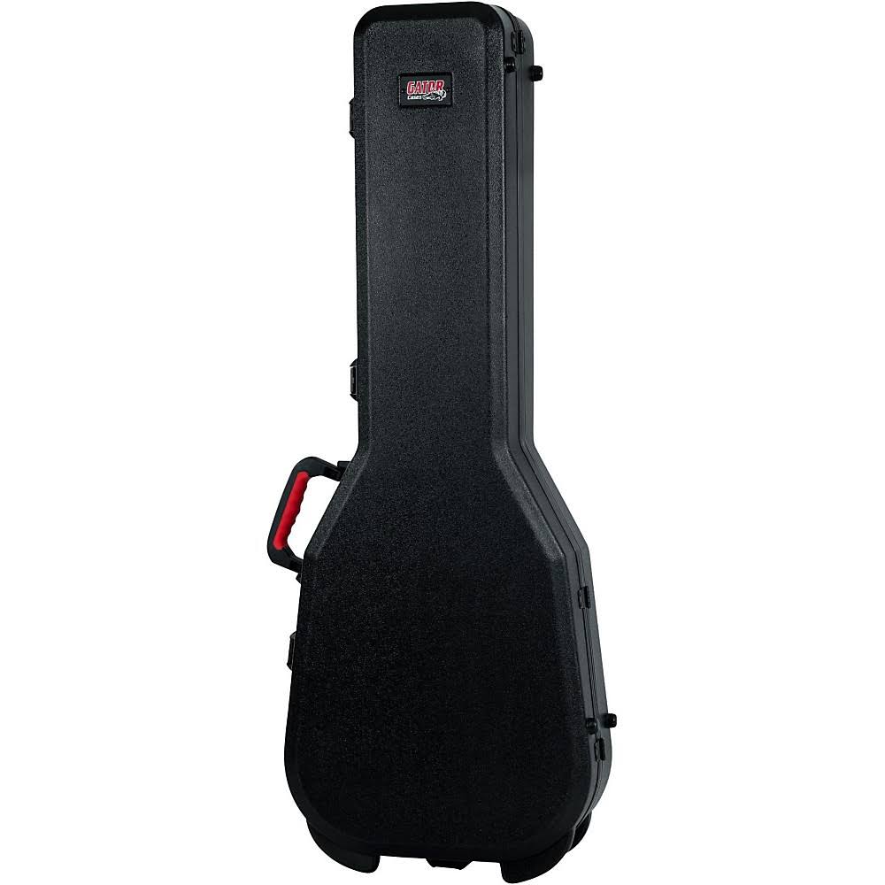 Black Red Molded Guitar Case T9445