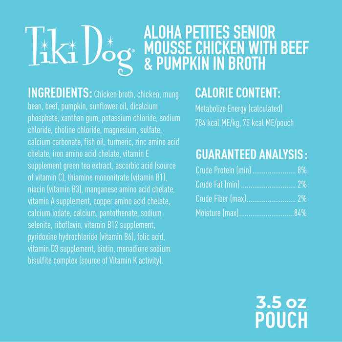 Grain-Free Mousse Senior Dog Food F8731