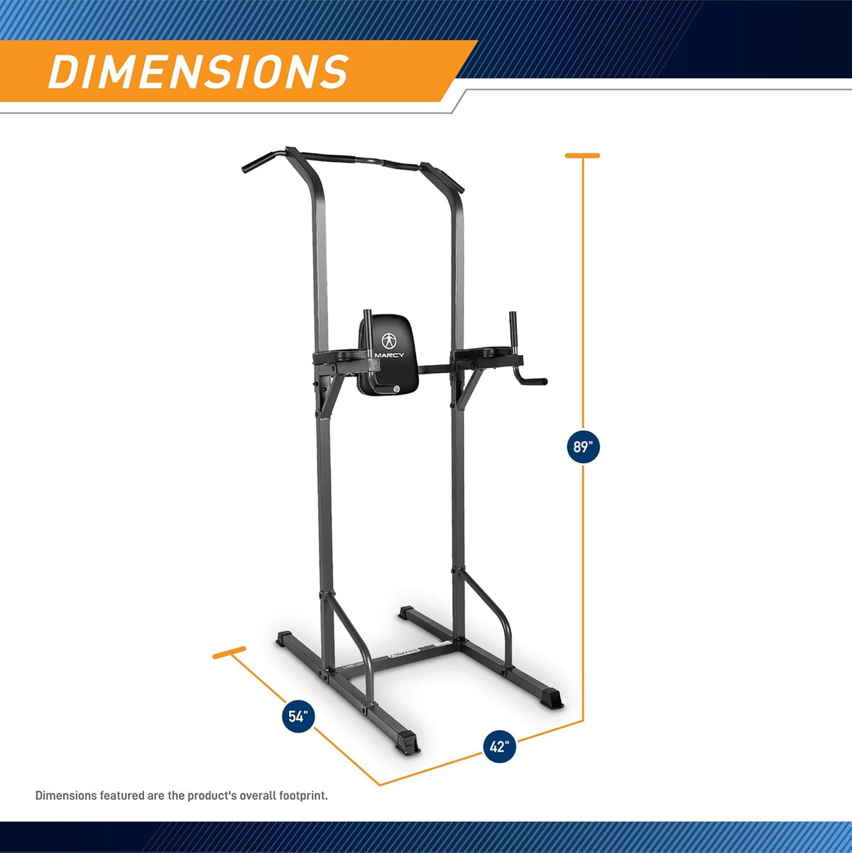 Black Pull Up & Dip Station Y383