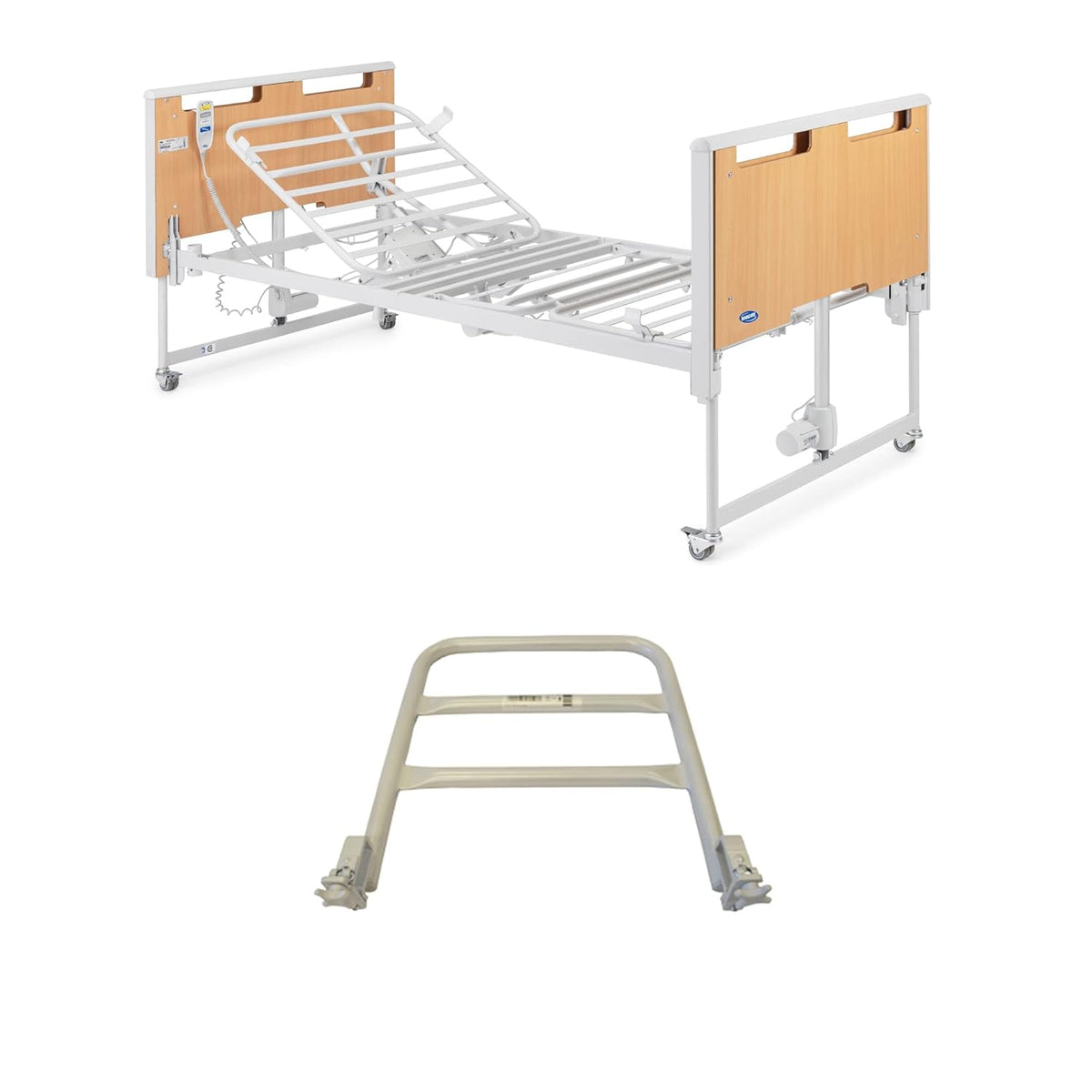 Full-Electric Hospital Bed with Side Support Rail Y773270