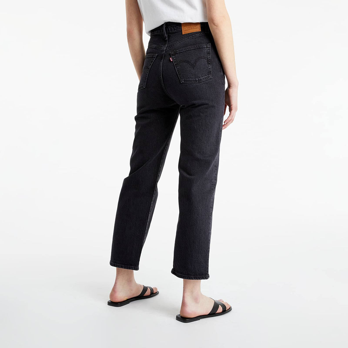 Blacks Straight Ankle Jeans E74525