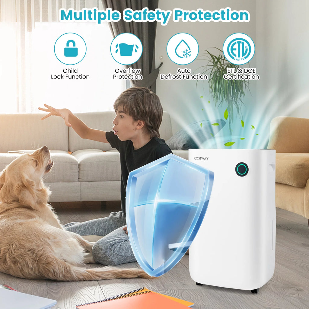 4500 Sq. Ft 73-Pint Dehumidifier with 5 Modes X365