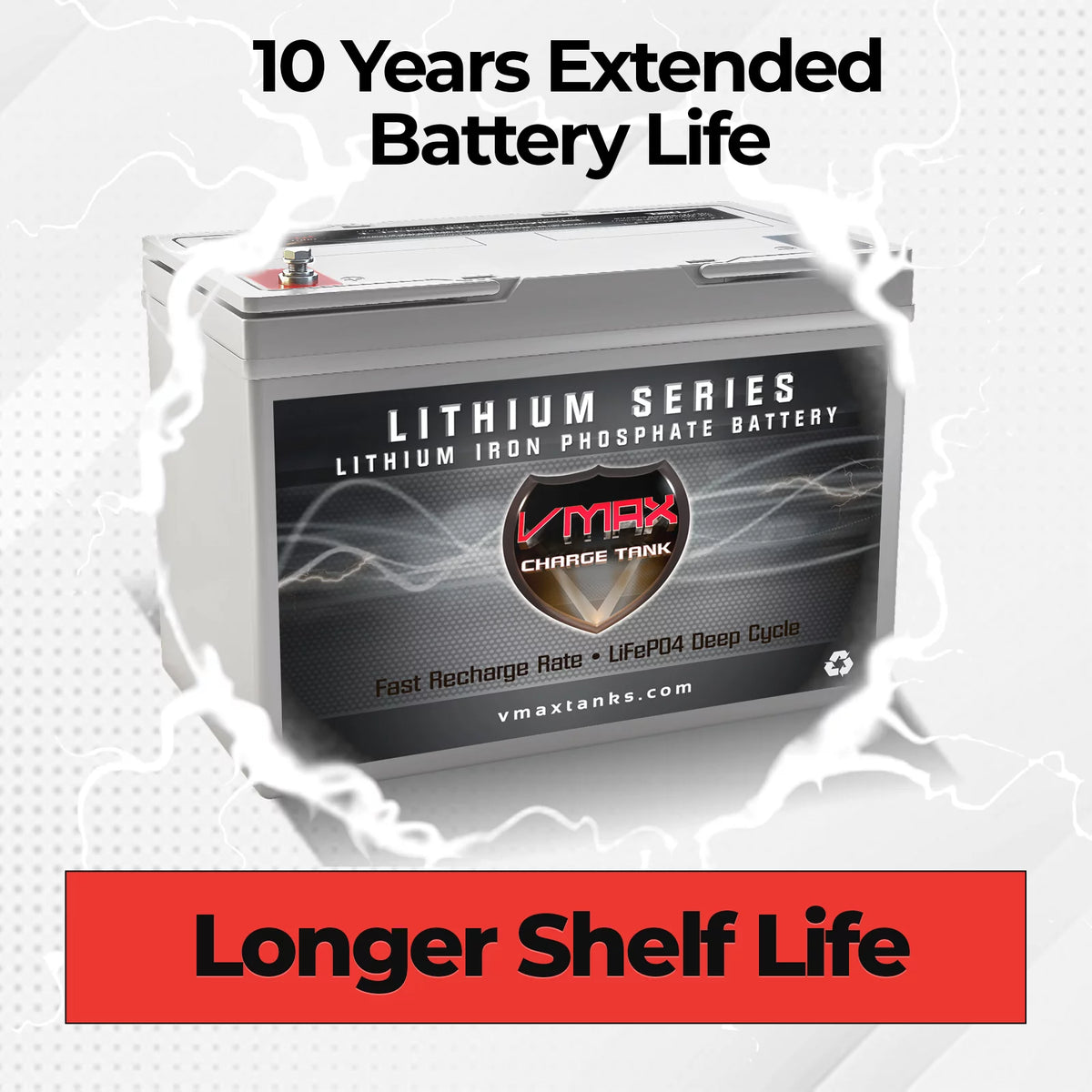 12V 100AH LiFePO4 Lithium Battery with BMS R916