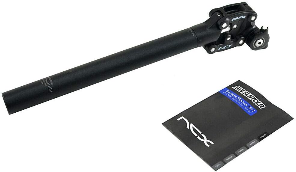 Suspension Seat Post 31.6X350mm Black N9607