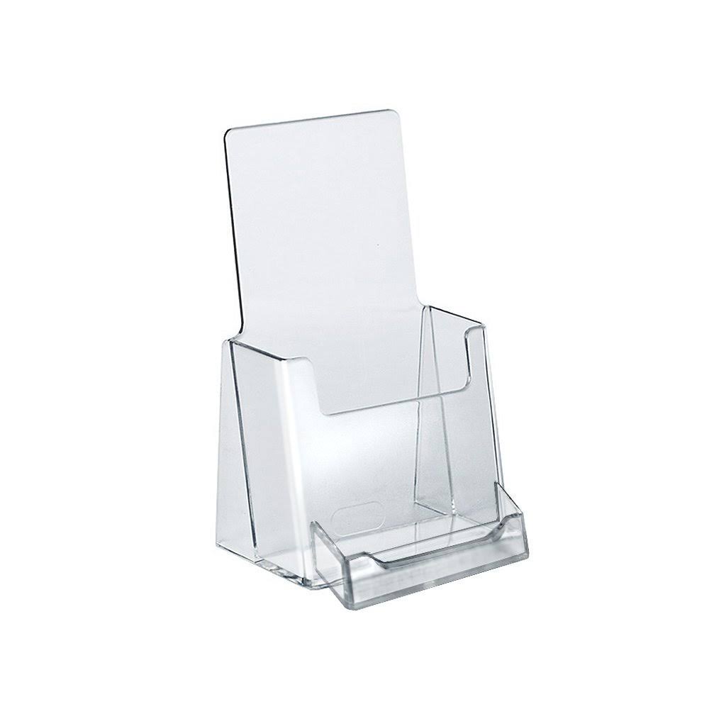 Counter Trifold Brochure Holder with Business Card Pocket, 50-Pack F611553