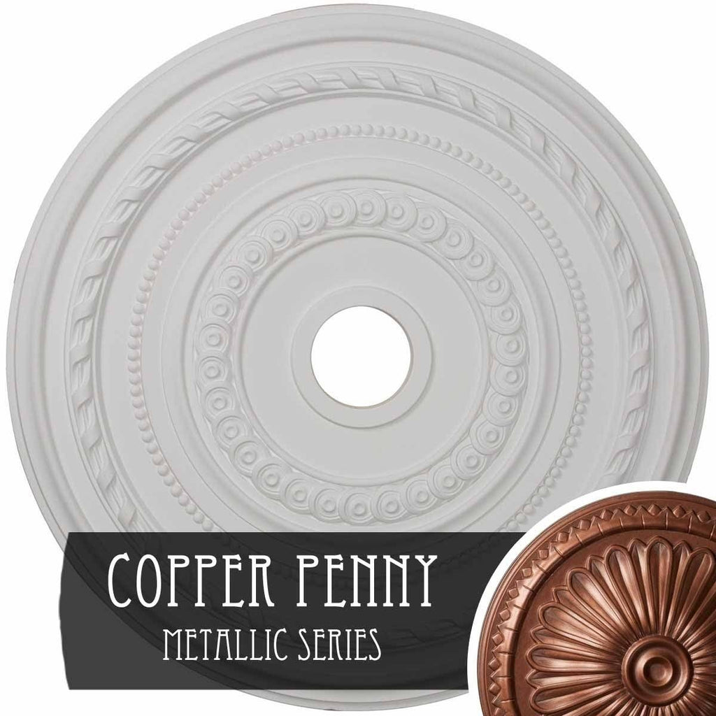 Copper Penny Ceiling Medallion Z543587