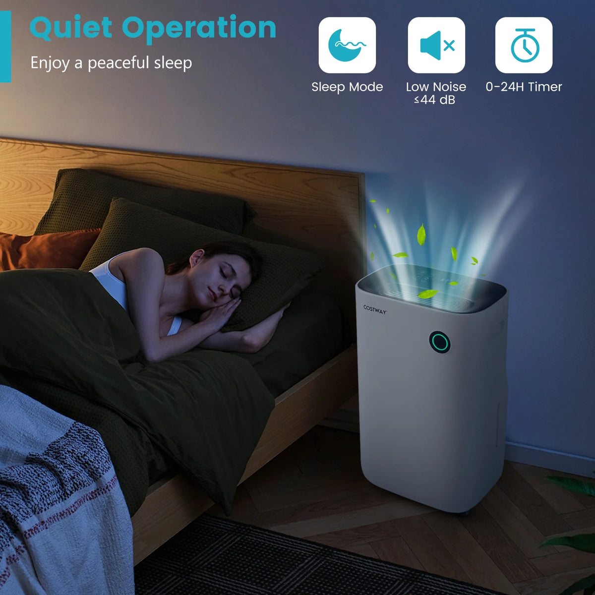 4500 Sq. Ft 73-Pint Dehumidifier with 5 Modes X365