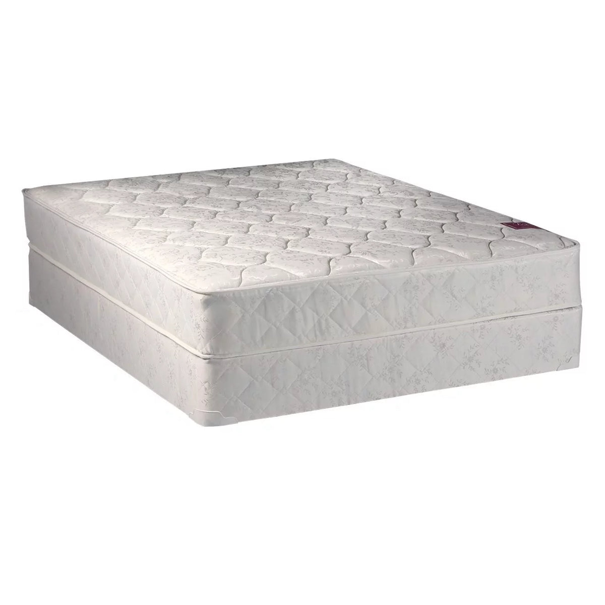 Twin Size Mattress and Box Spring Set with Mattress Cover B402689