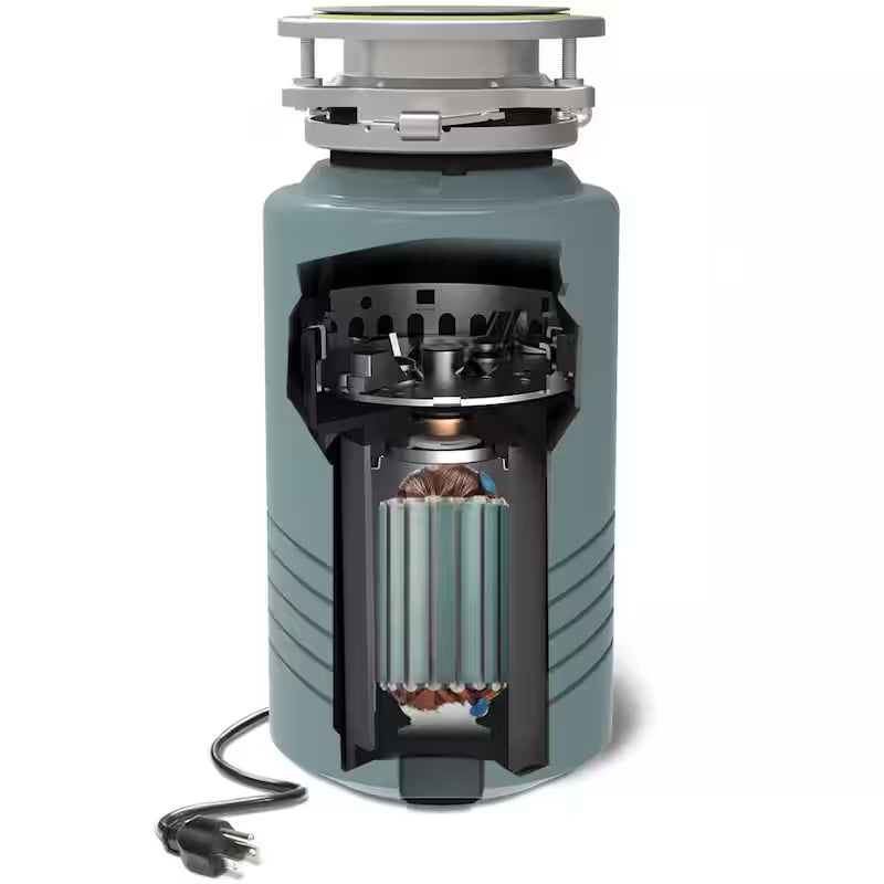1 hp Continuous Feed Garbage Disposal with Power Cord X449